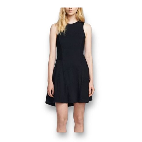 Rag & Bone Textured Black Dress Size Medium - Picture 1 of 7